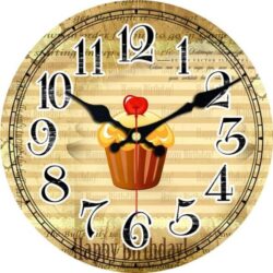 horloge cupcake