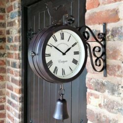 horloge de gare double face