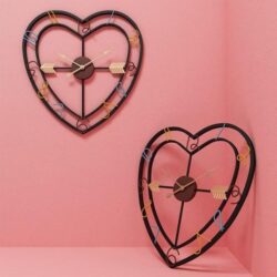 horloge en forme de coeur