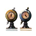 horloge globe terrestre