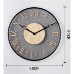 horloge industrielle 50 cm