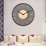 horloge industrielle métal