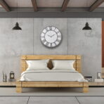 horloge industrielle murale