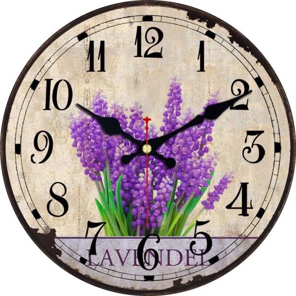 horloge-lavande horloge lavande