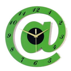 horloge murale arobase