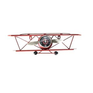 horloge murale avion vintage