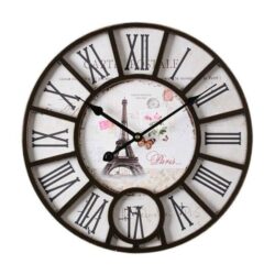 horloge murale blanche vintage
