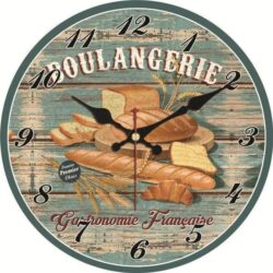 horloge murale boulangerie