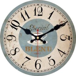 horloge murale café
