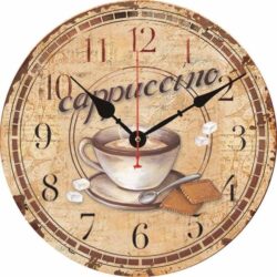 horloge murale cappuccino