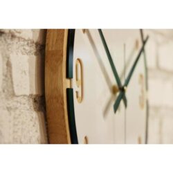 horloge murale chene
