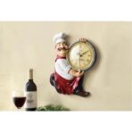 horloge murale cuisine chef