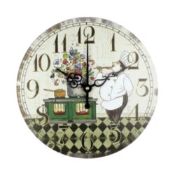 horloge murale cuisine vintage