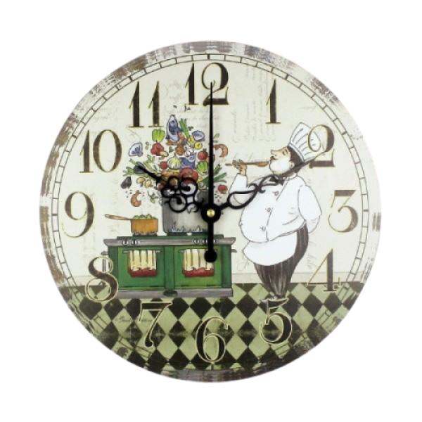 horloge-murale-cuisine-vintage-1 horloge murale cuisine vintage