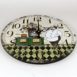 horloge murale cuisine vintage