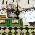 horloge murale cuisine vintage