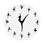 horloge murale danseuse