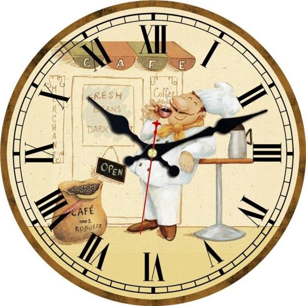 horloge-murale-de-cuisine-vintage horloge murale de cuisine vintage