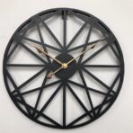 horloge murale en métal vintage