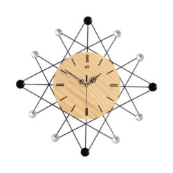 horloge murale étoile