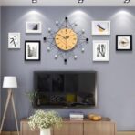 horloge murale étoile