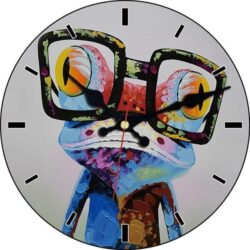 horloge murale grenouille