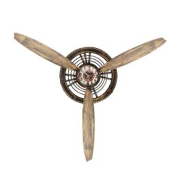 horloge murale hélice avion