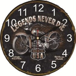 horloge murale moto pas cher