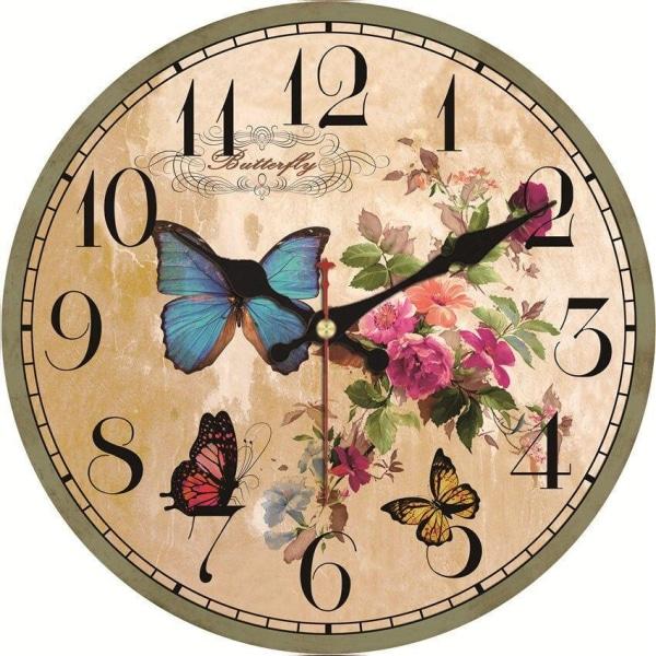 horloge-murale-papillons horloge murale papillons