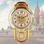 horloge murale vintage avec balancier