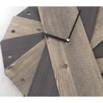 horloge murale vintage bois