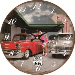 horloge murale vintage garage