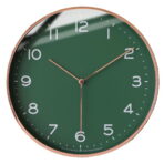 horloge murale vintage verte