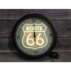 horloge neon route 66