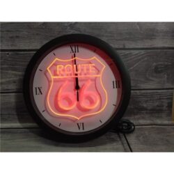 horloge neon route 66
