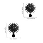 horloge pendule murale style vintage