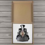horloge train vintage