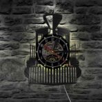 horloge train vintage