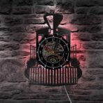 horloge train vintage