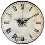horloge vintage beige