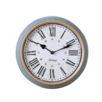 horloge vintage bleu