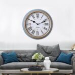 horloge vintage bleu