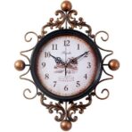 horloge vintage fer forgé