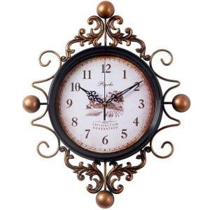 horloge vintage fer forgé