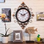 horloge vintage fer forgé