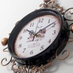 horloge vintage fer forgé