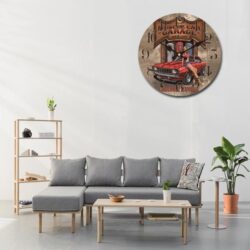 horloge vintage garage