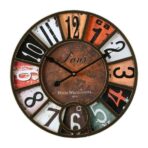 horloge vintage industriel