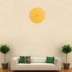 horloge vintage jaune