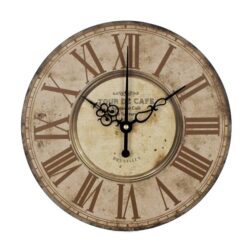 horloge vintage marron